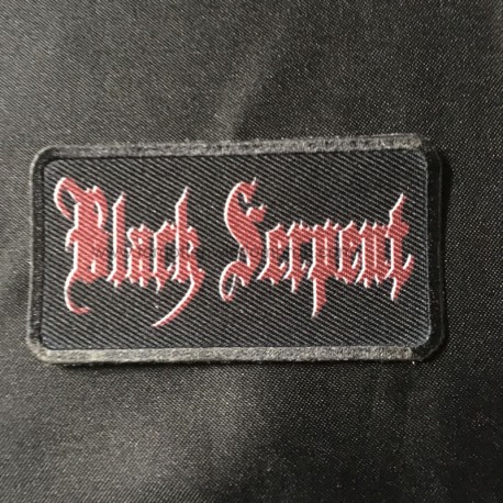 BLACK SERPENT logo small patch