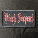 BLACK SERPENT logo patch
