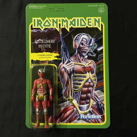 IRON MAIDEN Cyborg Eddie retro figure